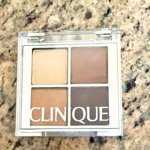 Clinique Eyeshadow Palette - Cream, Tan, and Brown Hues.  Morning Java Quad Set